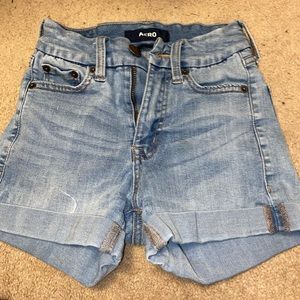Denim shorts